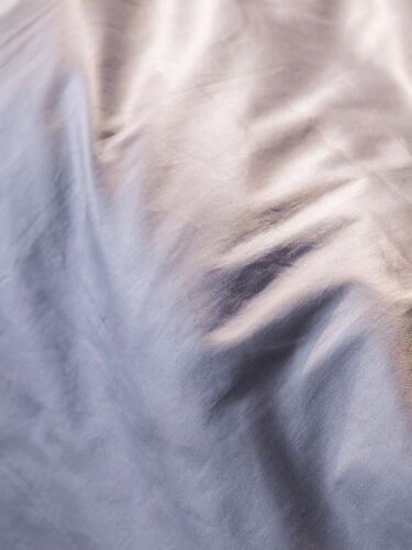 Комплект постельного белья из премиального сатина светло-серого  2