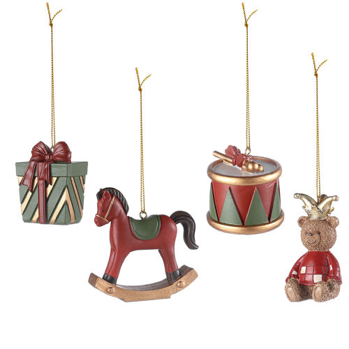 Набор ёлочных украшений classic christmas charm из коллекции new 1