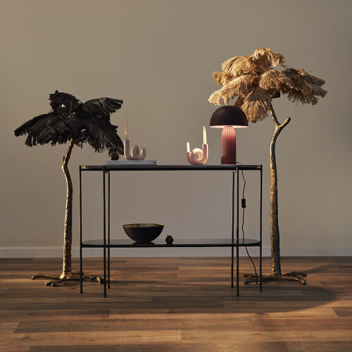 Лампа настольная texture sleek, D24х37 см, вишневая 3