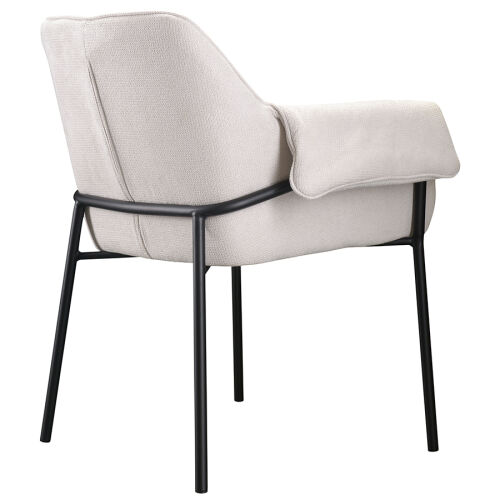 Стул aline, шенилл, молочный 6