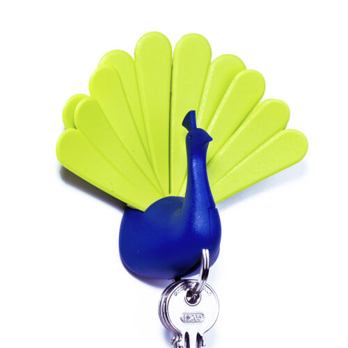 Ключница peacock, синяя/зеленая 1