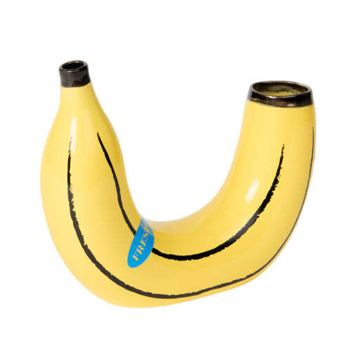 Ваза для цветов banana, 19 см, желтая 1 Ваза для цветов banana, 19 см, желтая 1