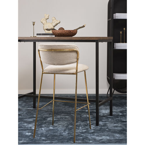 Стул барный eirill, шенилл, серый 2