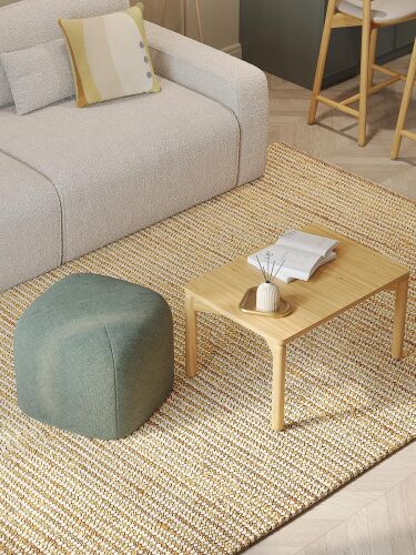 Столик кофейный saga, 50х70 см, ясень 1