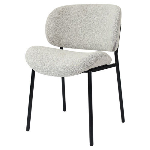 Стул embrace, букле, светло-серый