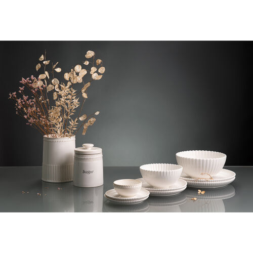 Банка для сахара белого цвета из коллекции kitchen spirit, 820 м 2 Банка для сахара белого цвета из коллекции kitchen spirit, 820 м 2