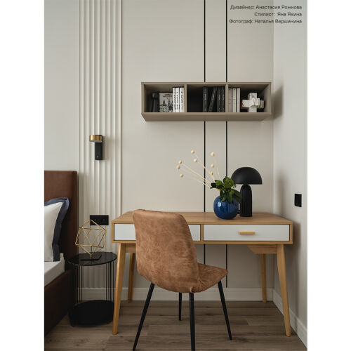 Лампа настольная texture sleek, D24х37 см, черная 7