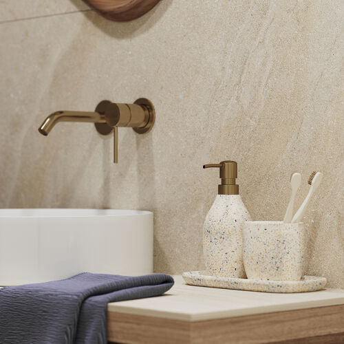 Подставка для ванных принадлежностей mosaic, светло-бежевая 3