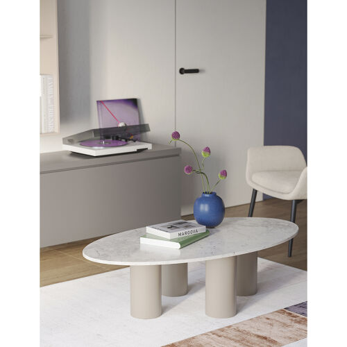 Столик кофейный mojo, 120х65,5 см, бежевый 5