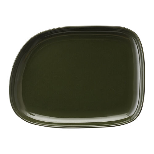 Набор из 5-ти сервировочных тарелок на деревянном подносе sorren 2