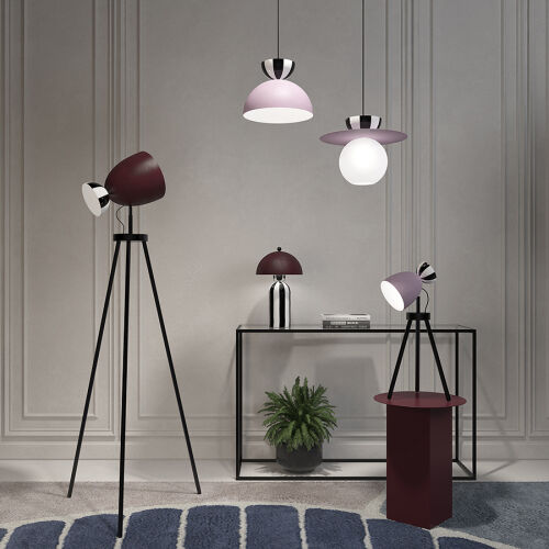 Светильник настольный anniken, D25х38 см, сливовый 4