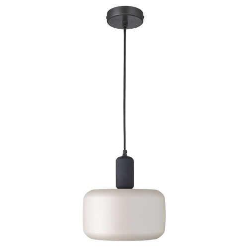 Светильник подвесной juko, D28х32 см, черный/бежевый