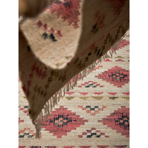 Ковер из джута и шерсти по мотивам башкирских орнаментов из колл 2