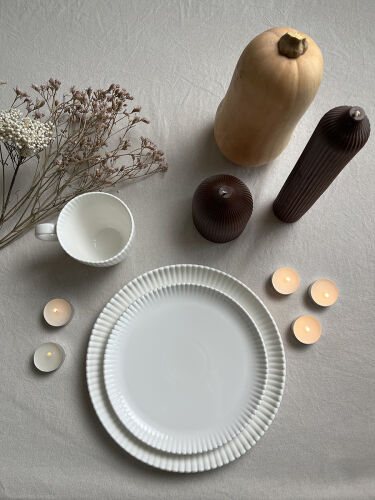 Набор из двух тарелок белого цвета из коллекции kitchen spirit,  3