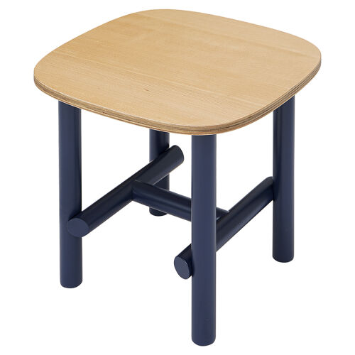 Столик ottal, 44,5х44,5х45 см, бук, бежевый/синий 5