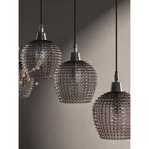 Светильник подвесной каскадный aurora, 110х18 см, серый 4