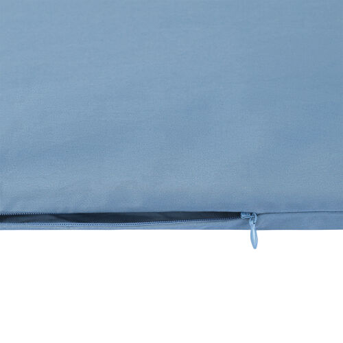 Комплект постельного белья из премиального сатина джинсово-синег 6