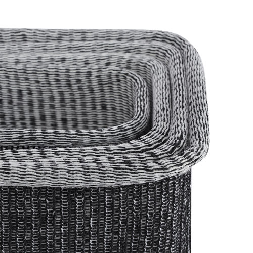 Набор из 4-х корзин для хранения sustainable collection, черный 4 Набор из 4-х корзин для хранения sustainable collection, черный 4