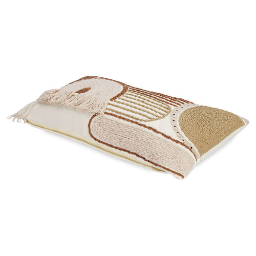 Чехол на подушку декоративный beige geometry из коллекции ethnic 4 Чехол на подушку декоративный beige geometry из коллекции ethnic 4