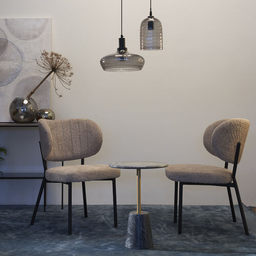 Стул robbi, букле, серо-бежевый 1