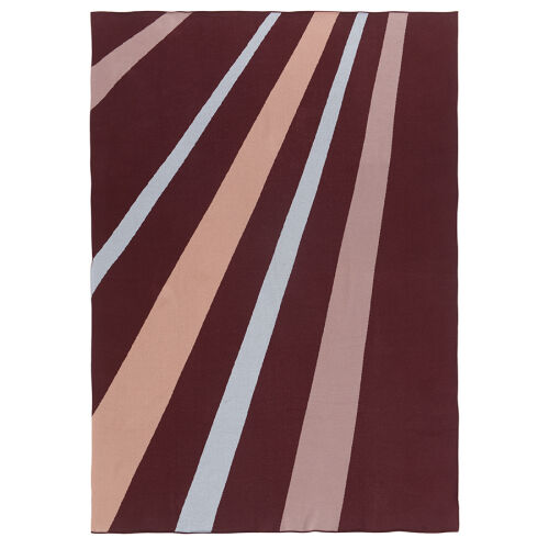 Плед из хлопка с рисунком tulip field из коллекции terra, 130х18 6