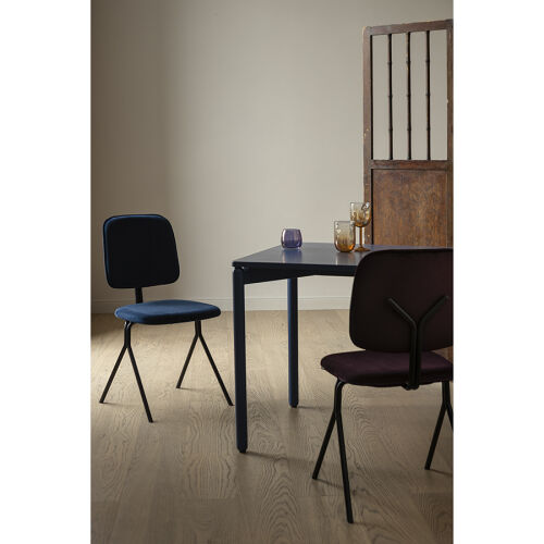 Стул ror, y, велюр, черный/темно-голубой 2