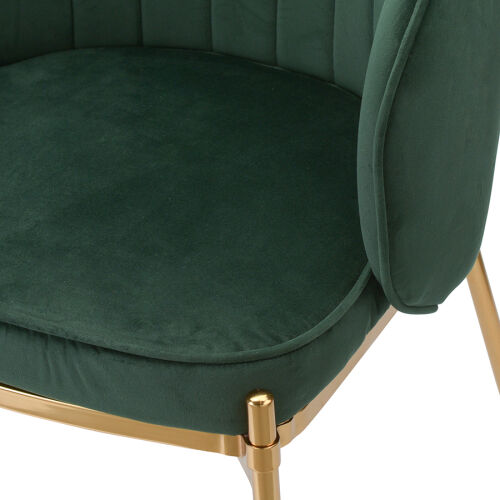 Стул coral, велюр, зеленый 5