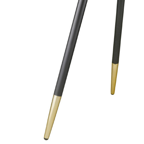 Столик hedda, D55 см, черный/матовое золото 5