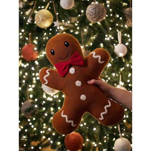 Подушка вязаная classy gingerbread из коллекции new year essenti 3