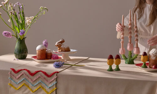 Дорожка на стол Такт из коллекции blossom, 45х150 см 3