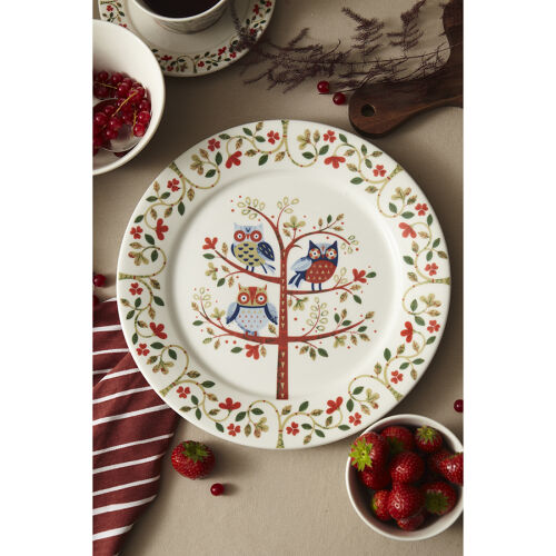 Набор тарелок owl из коллекции birds of paradise в подарочной уп 2