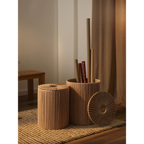 Корзина плетеная dholak beige из коллекции ethnic, размер m 10