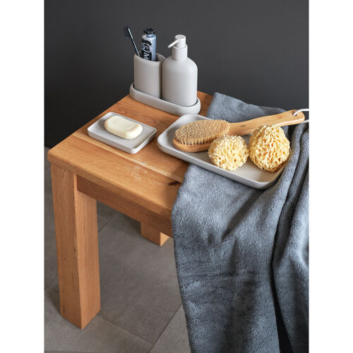 Подставка для ванных принадлежностей slim, светло-серая, большая 4