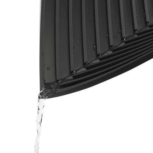 Коврик для сушки посуды dry flex, 34,5х31,5 см, темно-серый 2