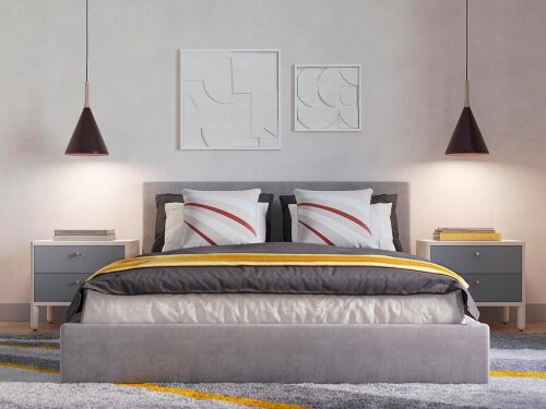 Светильник подвесной mango kart, D25х42 см, сиреневый 3