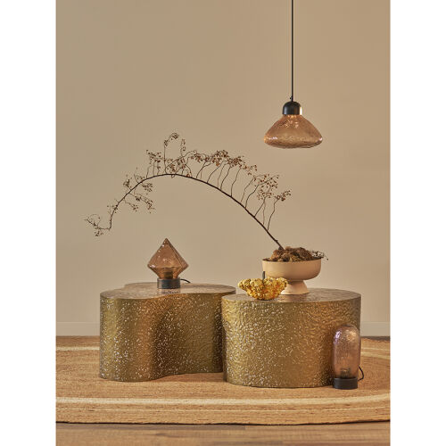 Светильник настольный frozen light, D13х27 см, янтарный 6