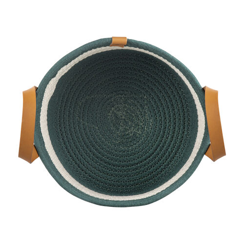 Корзина для хранения helly D28х14 см, бежевая/зеленая 4 Корзина для хранения helly D28х14 см, бежевая/зеленая 4