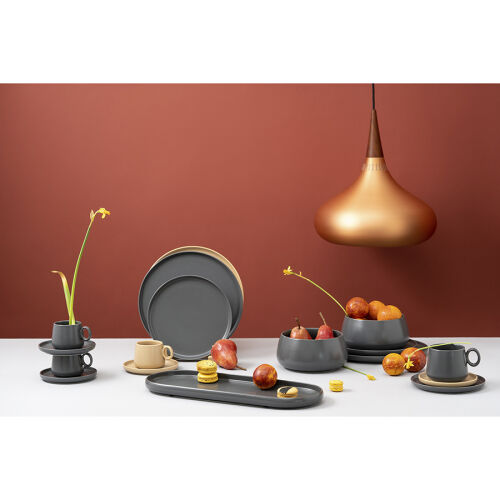 Набор из двух тарелок бежевого цвета из коллекции essential, 25  7