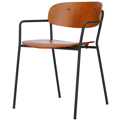 Стул с подлокотниками torfrid, орех 1