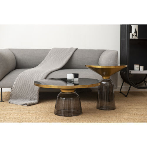 Столик кофейный odd, D50 см, мрамор/черный 2