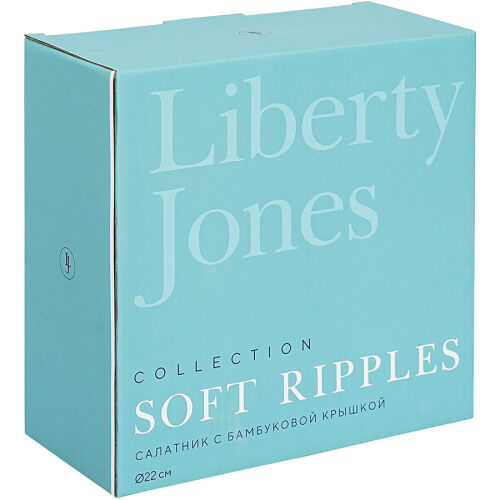 Салатник с крышкой из каучукового дерева soft ripples, dual glaz 6 Салатник с крышкой из каучукового дерева soft ripples, dual glaz 6