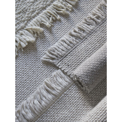 Ковер из переработанного пластика бежевого цвета из коллекции et 2