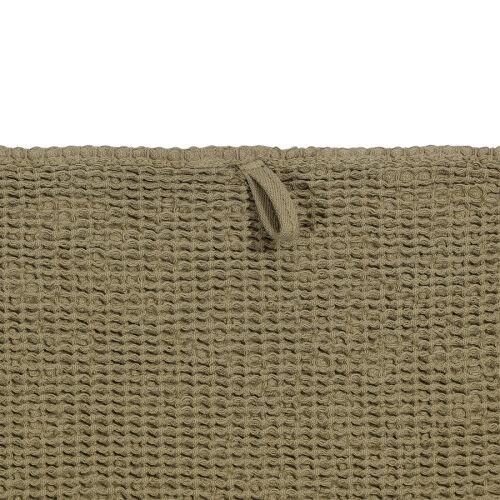 Полотенце банное из умягченной вафли цвета хаки из коллекции ess 5