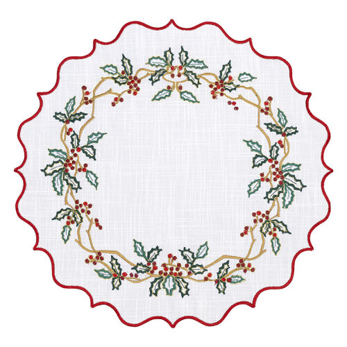 Набор из двух салфеток под приборы festive wreath из коллекции n 15