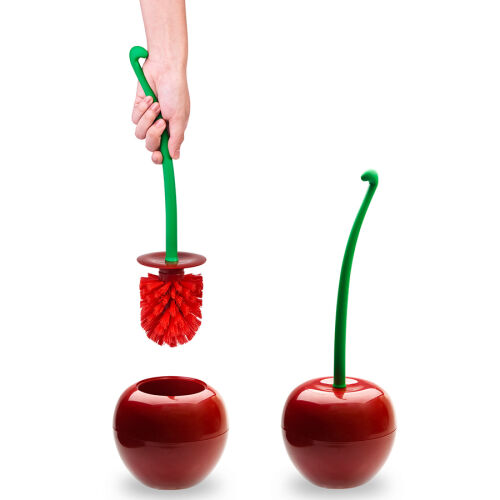 Ершик для туалета cherry, красный/зеленый 4 Ершик для туалета cherry, красный/зеленый 4