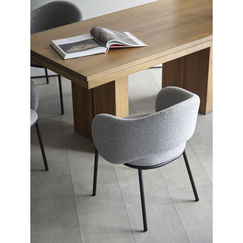 Стул coastal, букле, дымчато-серый 2