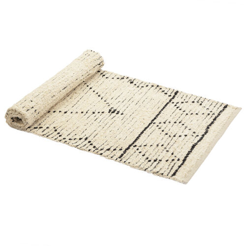 Ковер из переработанного хлопка dispur из коллекции ethnic, 70x1 4