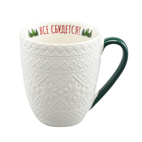 Набор из двух кружек winter embroidery из коллекции new year ess 2 Набор из двух кружек winter embroidery из коллекции new year ess 2
