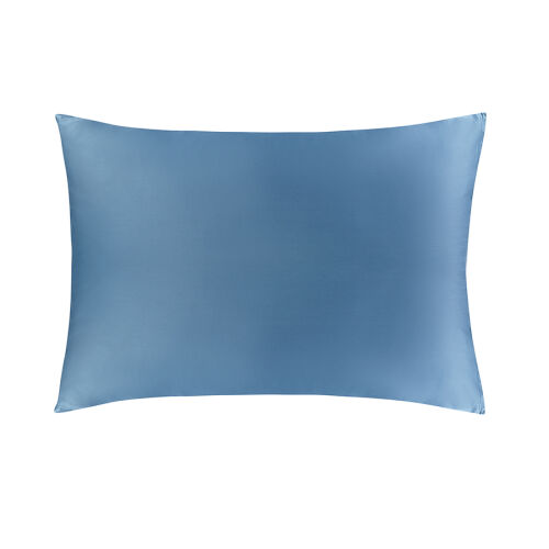 Набор наволочек из премиального сатина джинсово-синего цвета из  5