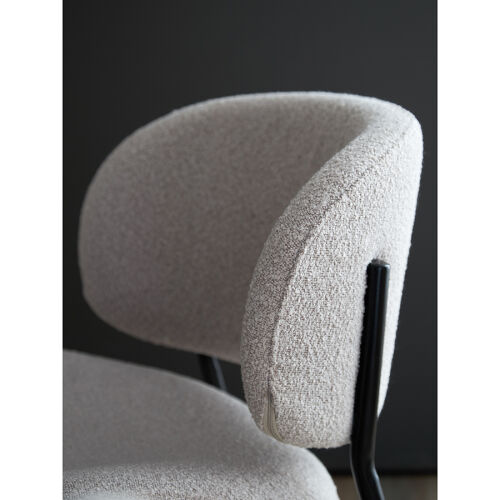 Стул embrace, букле, серо-бежевый 2